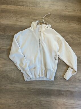 Old Navy Cream Full-Zip Hoodie